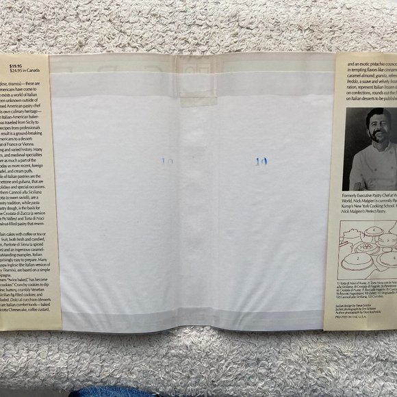 ITALIAN DESSERTS COOKBOOK 1990 First Edition - Picture 3 of 12
